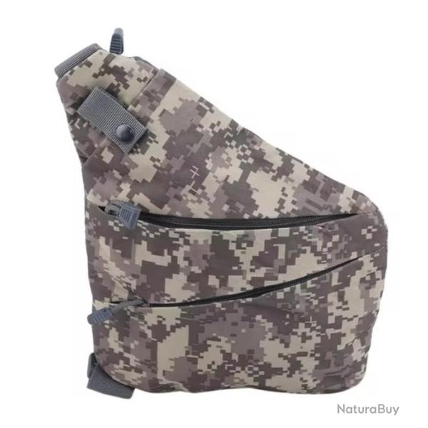 Sac � bandouli�re tactique - Sac de rangement multifonctionnel  Epaule Gauche Acu