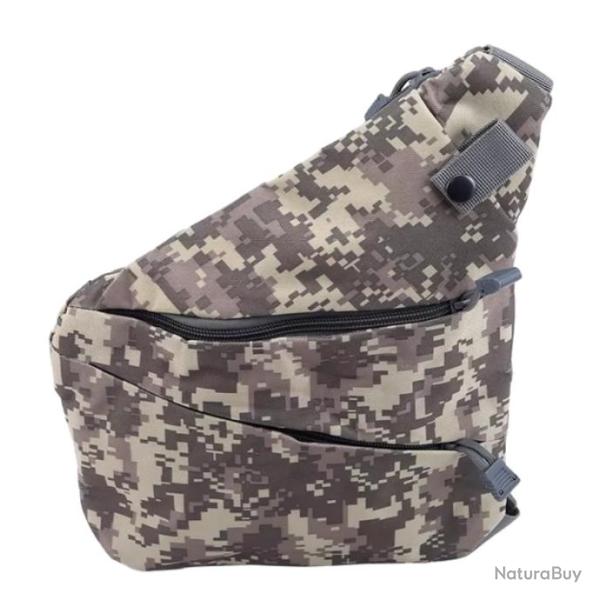Sac � bandouli�re tactique - Sac de rangement multifonctionnel  Epaule Droite Acu