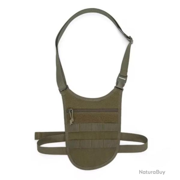Sac � Bandouli�re Dissimul� - Portefeuille Antivol Ajust�, Design Tactique Compact Vert