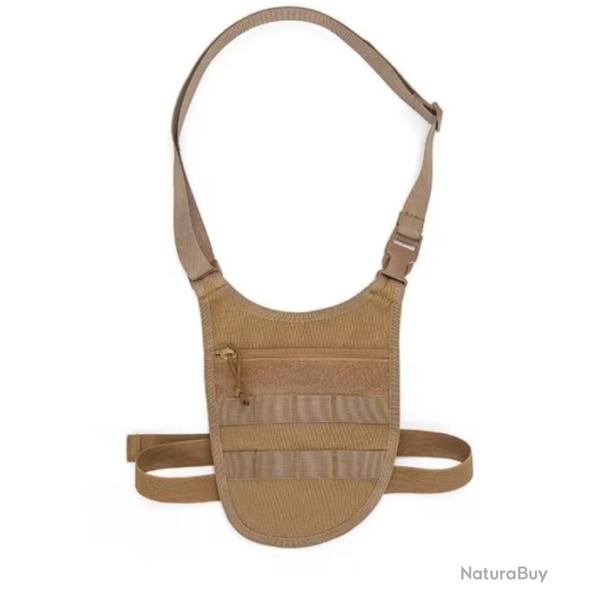 Sac � Bandouli�re Dissimul� - Portefeuille Antivol Ajust�, Design Tactique Compact Kaki