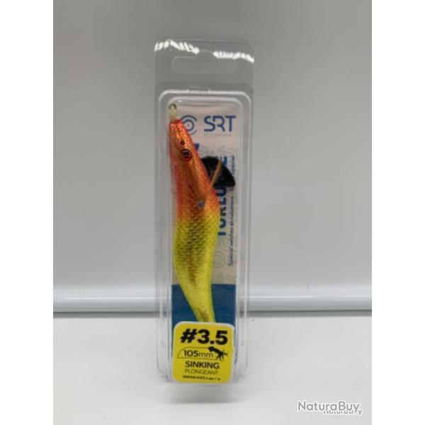 Turlutte lest� SERT 10,5 cm sinking plongeant orange or