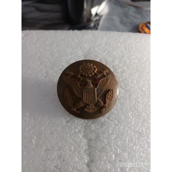 Insigne de casquette troupe arm�e us ww2 ORIGINAL