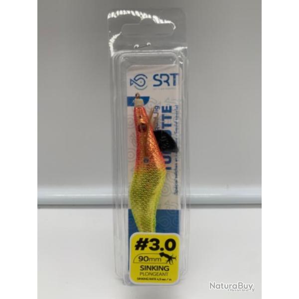 Turlutte lest� SERT 90 cm sinking plongeant dor� rouge