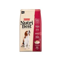 SACS DE CROQUETTES AVEC DU POULET ET DU RIZ POUR CHIENS ADULTES EN 15KGS