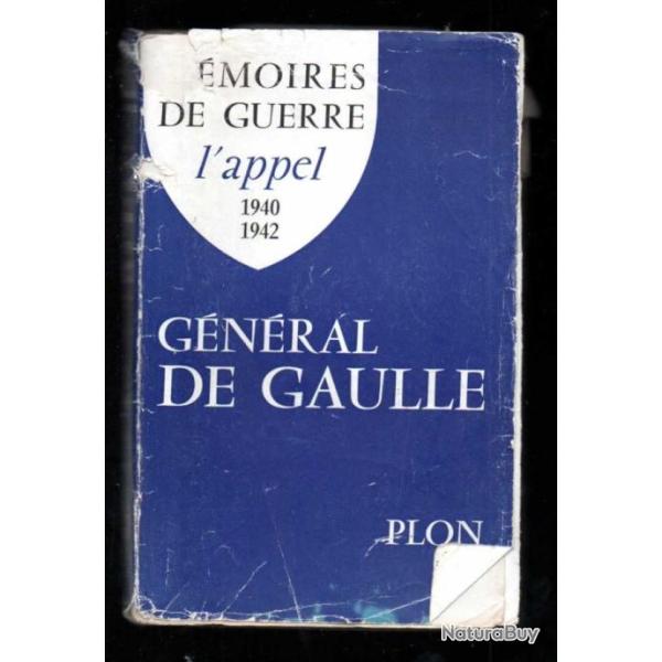 m�moires de guerre l'unit� 1940-1942 du g�n�ral de gaulle (vol 1)