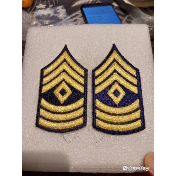 lot de grades arm�e us FIRST SERGEANT ORIGINAL 1