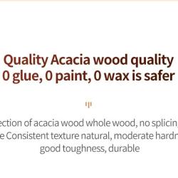 Planche a Decouper Plateau Bois Massif Acacia-Medium 20260729082522