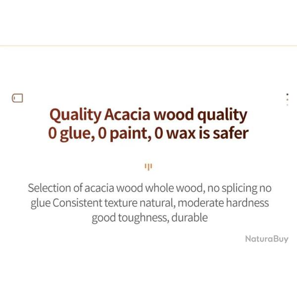 Planche a Decouper Plateau Bois Massif Acacia-Medium 20260729082522