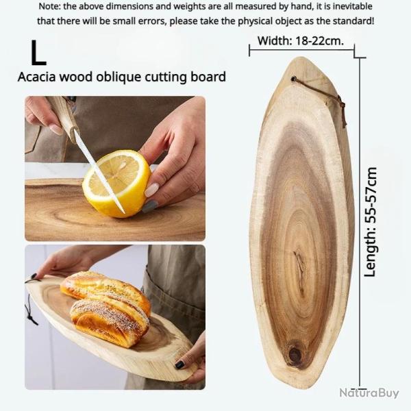 Planche a Decouper Plateau Bois Massif Acacia-L52R  20260729082523