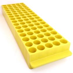 Plateau pour pr&eacute;parer des cartouches combustibles cal. 44 - Jaune