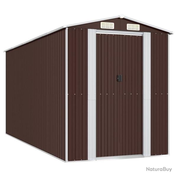 Abri de jardin cabane cabanon maison de stockage remise ext�rieur hangar outils robuste fonc� 192 x