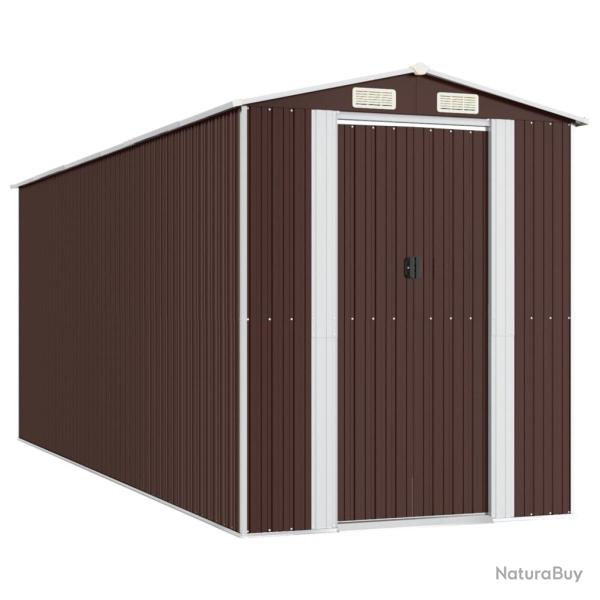 Abri de jardin cabane cabanon maison de stockage remise ext�rieur hangar outils robuste fonc� 192 x