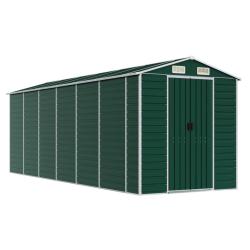 Abri de jardin cabane cabanon maison de stockage remise ext&eacute;rieur hangar outils robuste 191 x 555 x