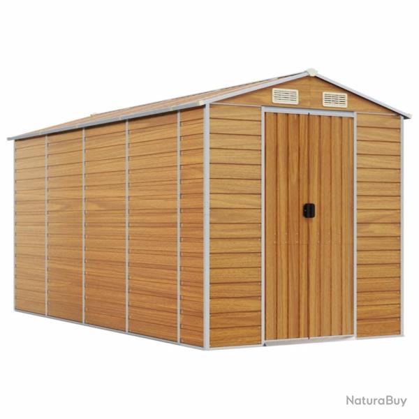 Abri de jardin cabane cabanon maison de stockage remise ext�rieur hangar outils robuste clair 191 x
