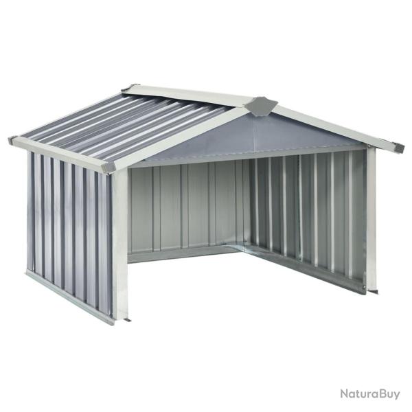 Abri pour robot de jardin 92 x 97 x 63 cm acier galvanis� gris 02_0022392