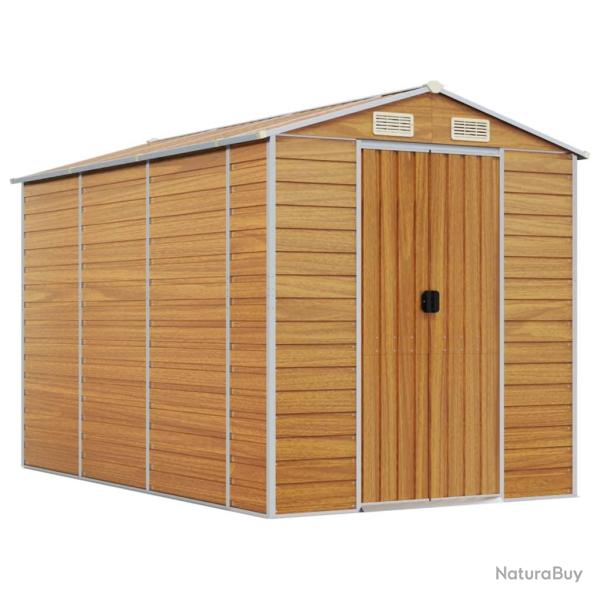 Abri de jardin cabane cabanon maison de stockage remise ext�rieur hangar outils robuste clair 191 x