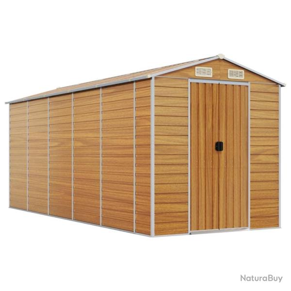 Abri de jardin cabane cabanon maison de stockage remise ext�rieur hangar outils robuste clair 191 x