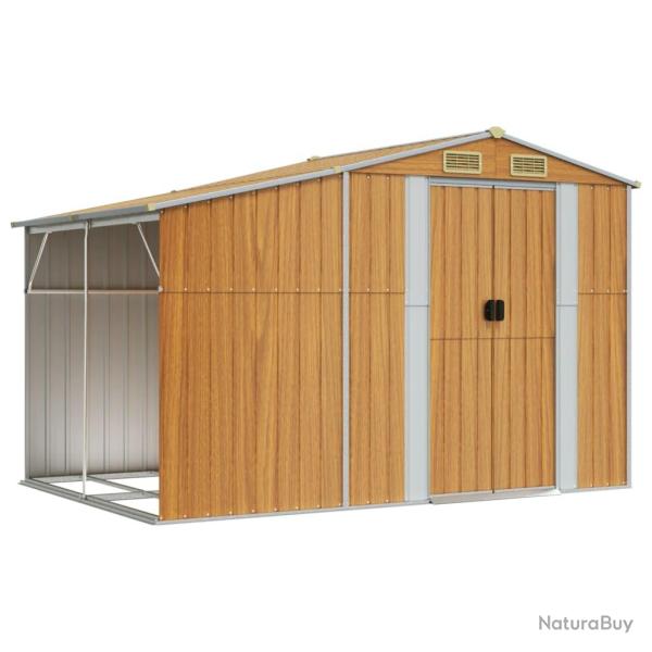Abri de jardin cabane cabanon maison de stockage remise ext�rieur hangar outils robuste clair 277 x