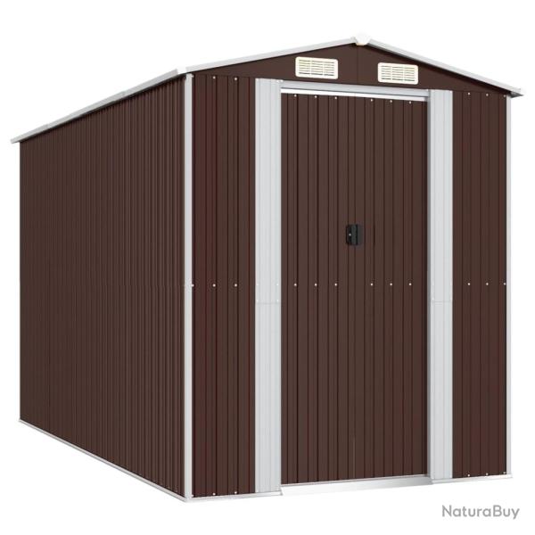 Abri de jardin cabane cabanon maison de stockage remise ext�rieur hangar outils robuste fonc� 192 x