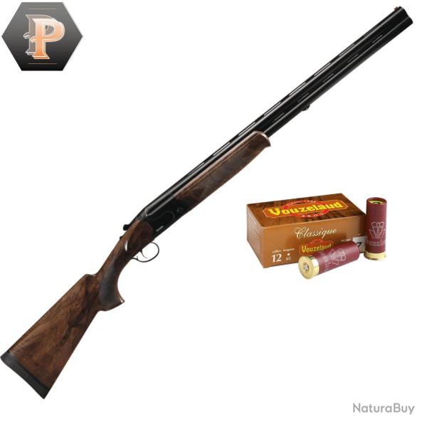 Pack Chasseur ! Fusil Superpos� Suhlberg Black cal.12/76 canon 71cm + mun