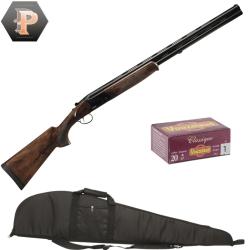 Pack Chasseur ! Fusil superpos&eacute; Suhlberg Black cal.20/76 canon 71cm + fourreau