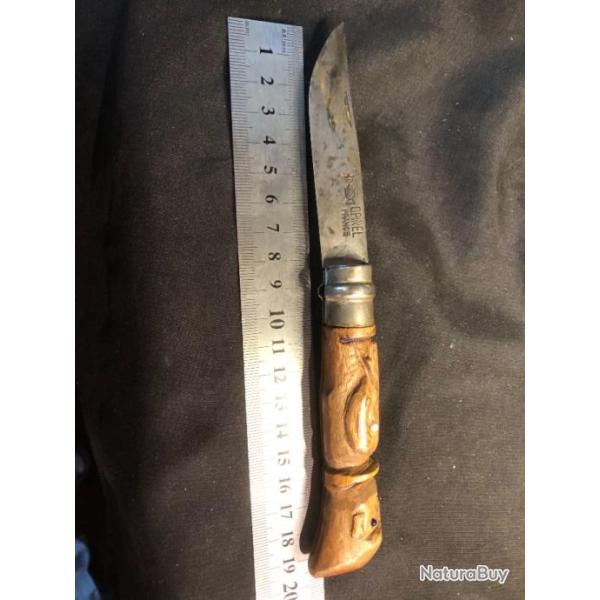couteau opinel n�8  manche bois sculpter