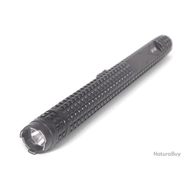 Shocker de dfense 34cm X8 + lampe rechargeable + chargeur inclu-10 000 000 V