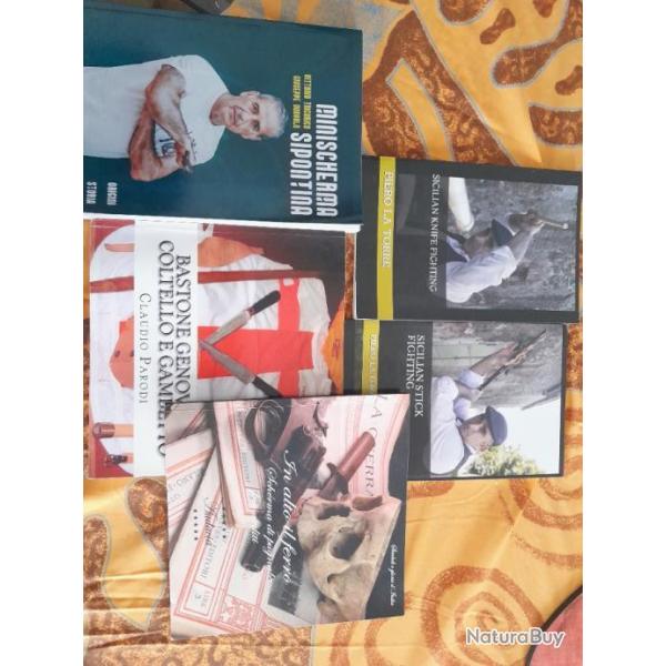 Livres sur le combat traditionnel italien au couteau et baton