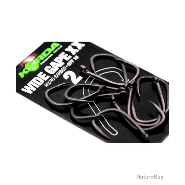 KORDA HAME�ON WIDE GAPE XX MICRO BARBED KORDA 8