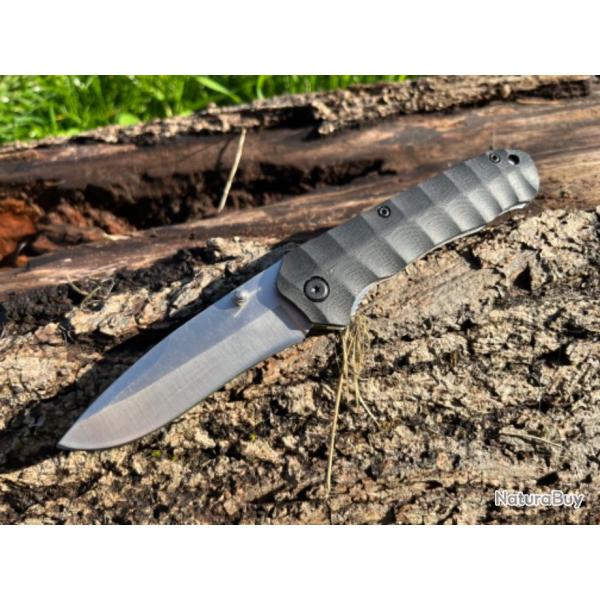 Couteau ouverture assist�e Lame Acier 440 Manche G10