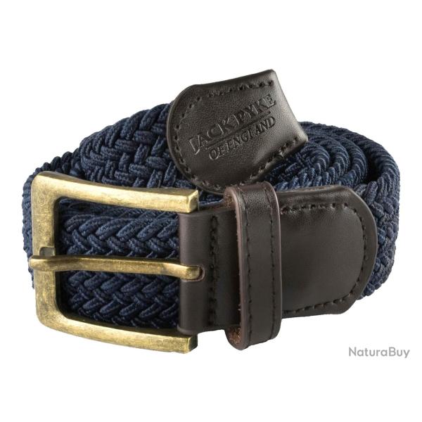 Ceinture �lastiqu�e tress�e Jack Pyke - Bleu marine