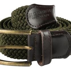 Ceinture &eacute;lastiqu&eacute;e tress&eacute;e Jack Pyke - Olive