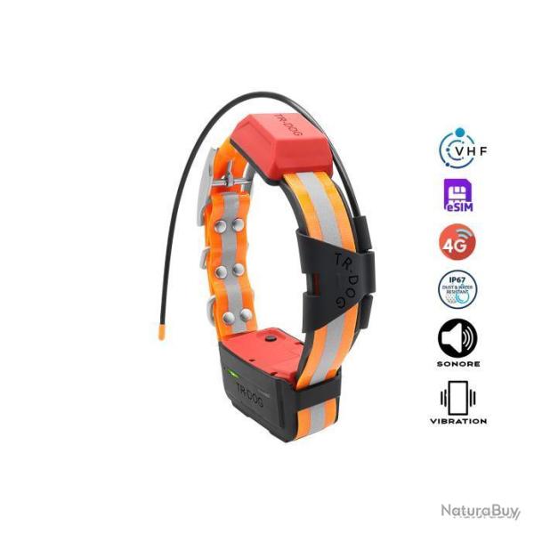 Collier GPS TR DOG V2 - Suivi Chien Chasse VHF + 4G
