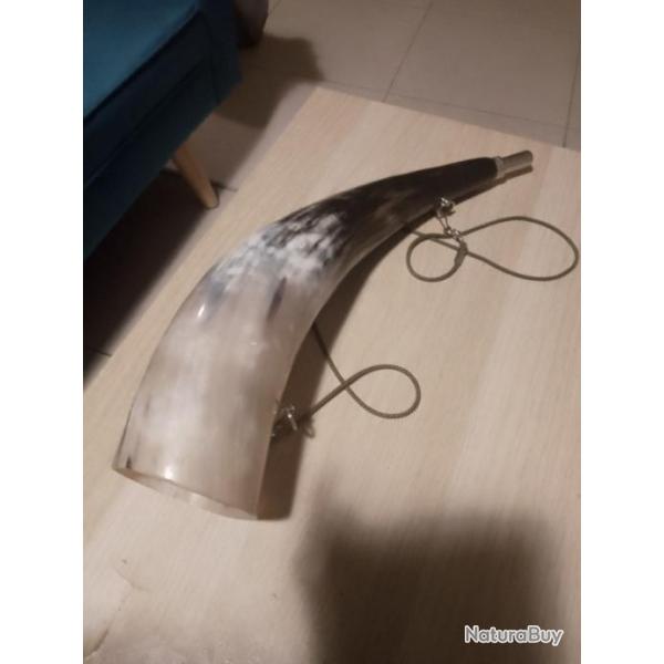 Superbe corne de chasse neuve marque elless fabrication FRAN�AISE de tr�s haute qualit�