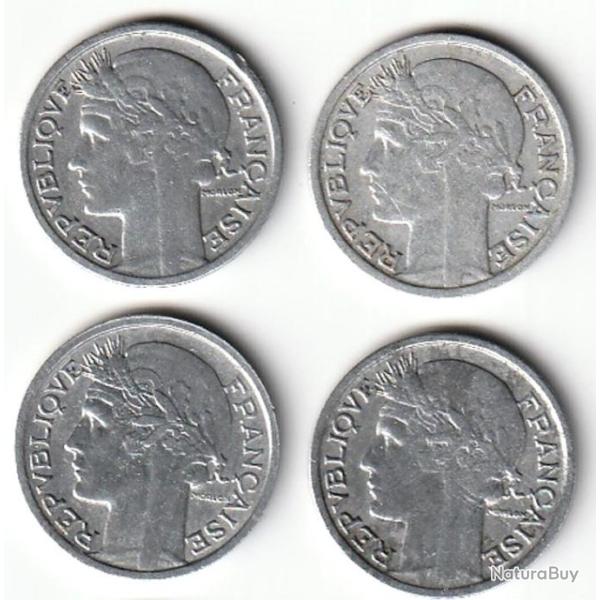 Pi�ce De Monnaie France 50 Centimes Morlon aluminium s�rie compl�te 9 Pi�ces