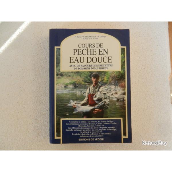 cours de p�che en eau douce - Baran/Drachkovitch/Laforge/Petit/Allard - �ditions de Vecchi 1996