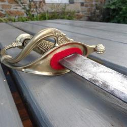 sabre mod&egrave;le 1821 avec gravures