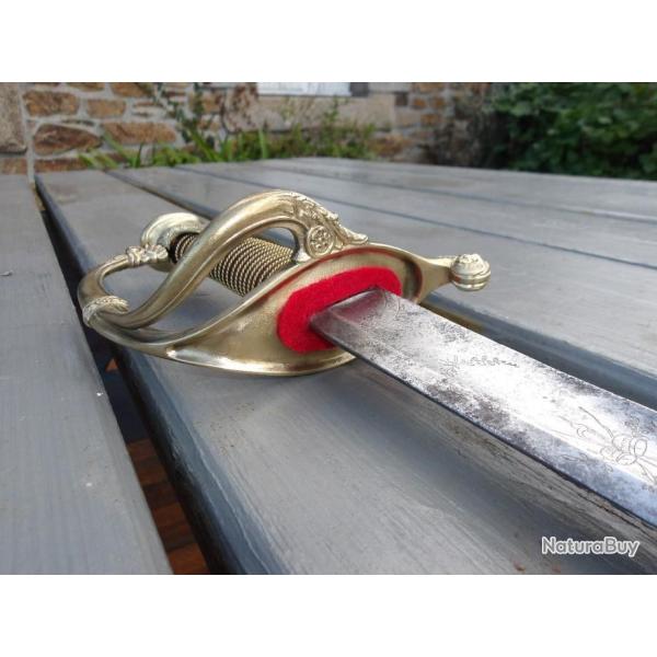 sabre mod�le 1821 avec gravures