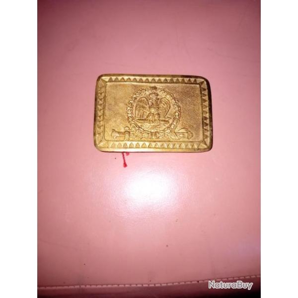Reproduction de boucle de ceinturon d'Ing�nieur Geometre 1er Empire