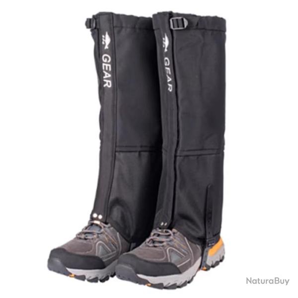 Gu�tres Imperm�ables Couvre-pieds R�sistants Neige, Pluie escalade, randonn�e, camping Taille M Noir