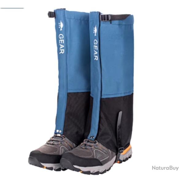 Gu�tres Imperm�ables Couvre-pieds R�sistants Neige, Pluie escalade, randonn�e, camping Taille L Bleu