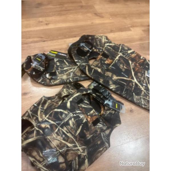 GILET FLOTTAISON CAMOUFL� ROSEAUX