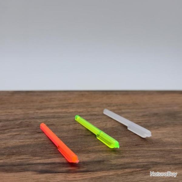 Viseur � fibre optique de type Perazzi BLANC