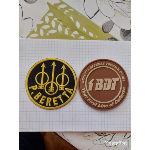 VEND 2 PATCH BERETTA NEUF