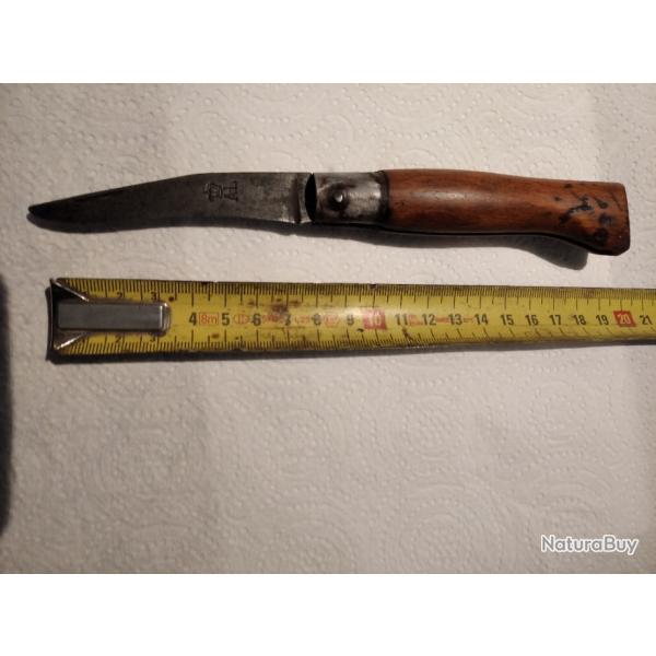 couteau style Opinel 1906/1907 Brugiere Roussel AL couronn�