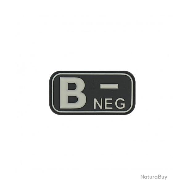 Pacth 3D groupe sanguin B -NEG NOIR