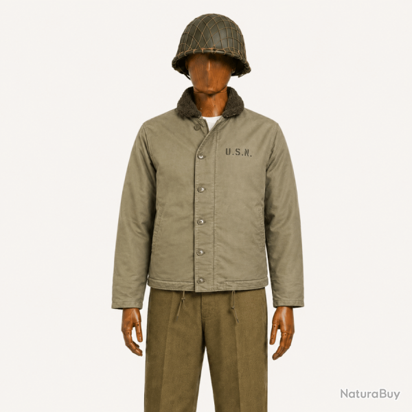 Deck Jacket N 1 US Navy Veste de pont militaire WWII