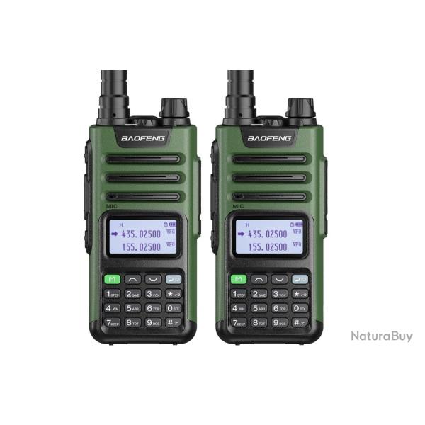 Paire de Talkies-walkies Baofeng UV-13 PRO V2(Vert) - LIVRAISON GRATUITE