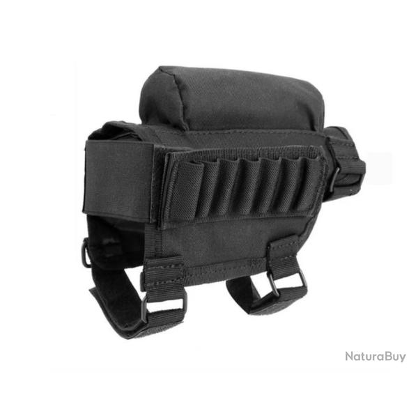 Appuie-joue cartouchi�re de crosse Noire v1