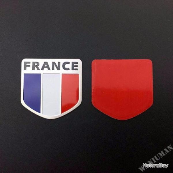 Plaque en m�tal FRANCE  pour Voiture de collection MOTO  ou Guitare  Intacte Neuve